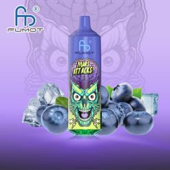 Fumot RandM Tornado Dispositivo vape 9000 pro con batería y pantalla ejuice versión 1 66X88185 RandM disposable vape hielo de arándanos