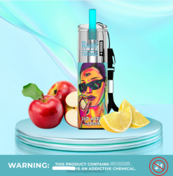 RandM Tornado Dispositivo vapeador con control de flujo de aire 10000 plus 1 ud. 66X8880 tornado vape flavours manzana roja limón