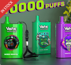 RandM Vome Monster Dispositivo vape pod con control de flujo de aire 10000 1 pieza 66X88277 RandM vape sale hielo exuberante